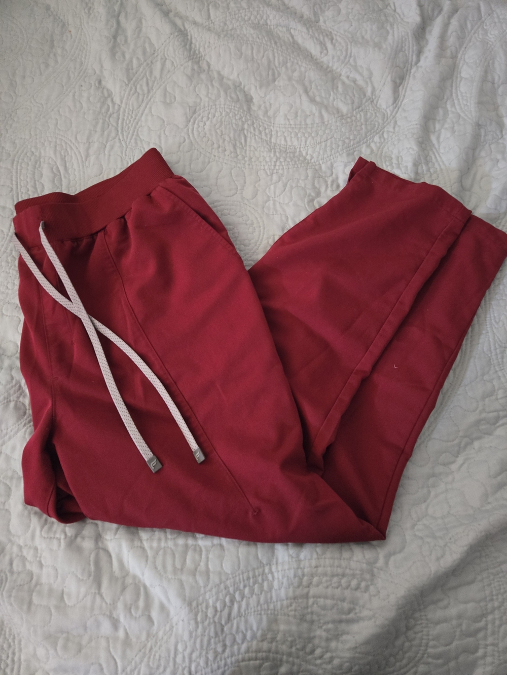 Fabletics Scrub Set Burgundy Color XXL - Picture 6 of 10